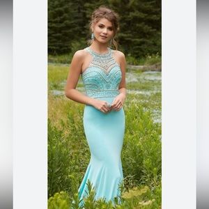 Morilee Jersey Evening Dress